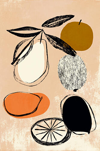 Fruitymoodno02 Pop art reproduction