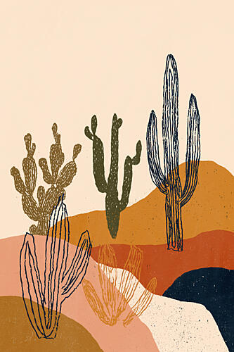 Desertlandscape Art Print