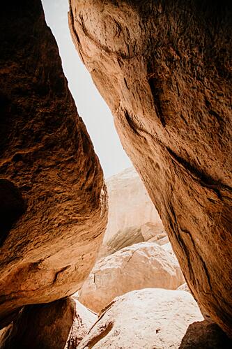 Desert Canyon Walls Art Print by Megan Shone