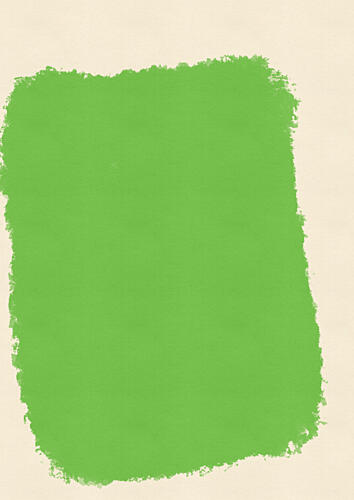 Fresh Green Paint Block Art Print