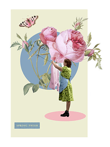 Spring Fresh Laundry Art Print