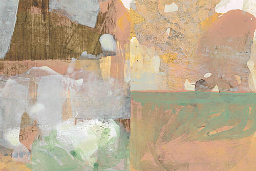 Earthy Abstract Serenity Gold Print