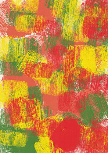 Abstract Paint Strokes Art Print