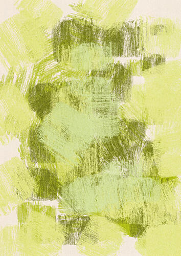 Fresh Green Abstract Art Print