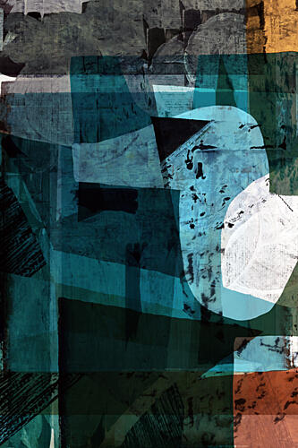Blue Horizon Art Print by Cartissi