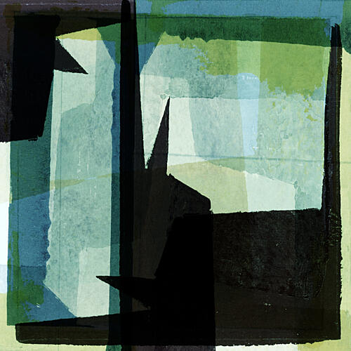 Layered Abstract Design Art Print by Cartissi