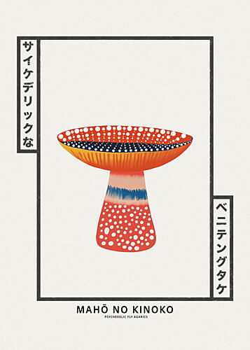 Psychedelic Fly Agaric Art Print