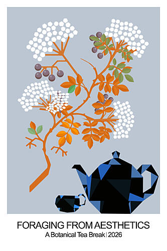 Foraged Tea Moment Art Print
