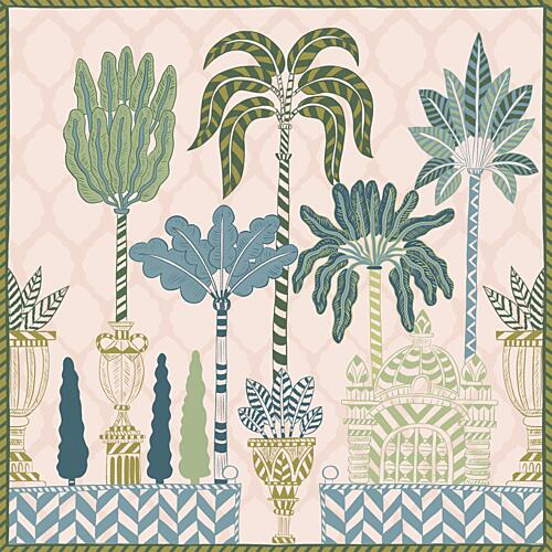 Tropical Oasis Garden Tropical Print