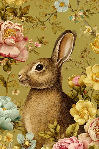 Easterbunnyno02 Art Print