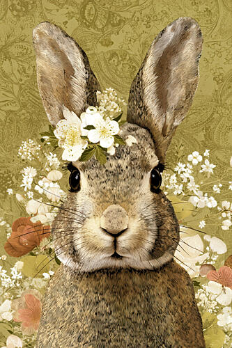 Easterbunnyno01 Art Print
