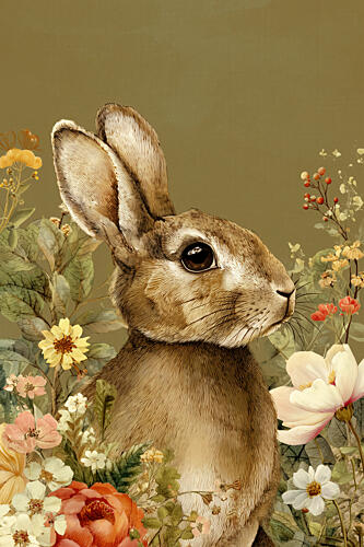 Easterbunnyno03 Art Print