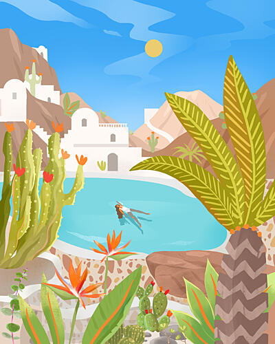 la Isla Bonita Art Print