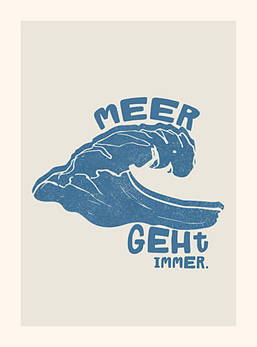 Meergehtimmer Art Print