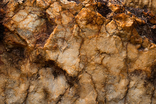 Earthy Rock Texture Art Print by Studio Meikle