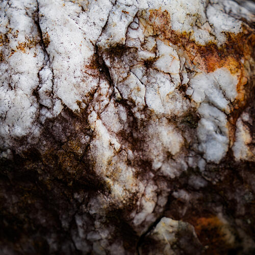 Earthy Stone Texture Art Print by Studio Meikle