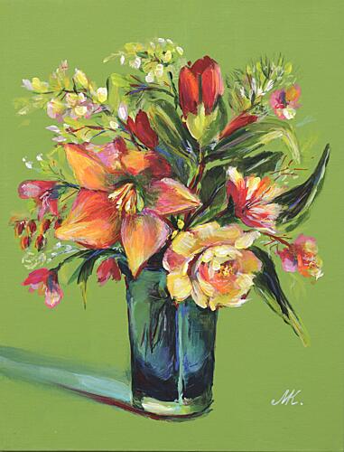 Colorful Floral Bouquet Art Print