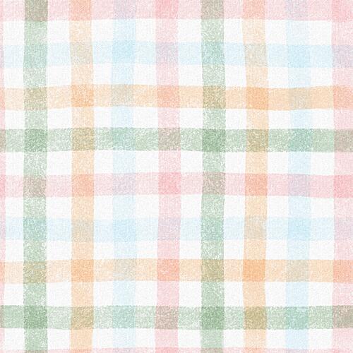 Soft Pastel Plaid Art Print by Olena Kovalova