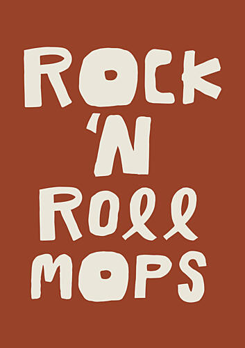 Rocknrollmopsbrown Art Print