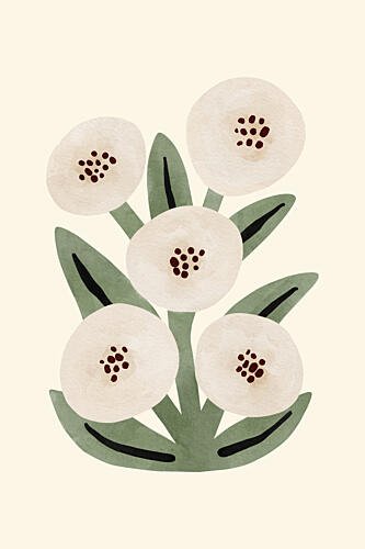 Gardenflowers Art Print