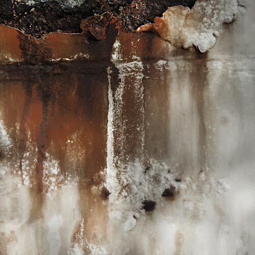 Weathered Rust Texture Art Print by Studio Meikle