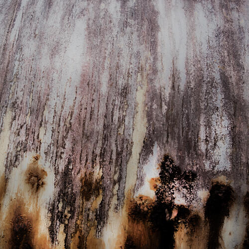 Weathered Organic Streaks Art Print by Studio Meikle