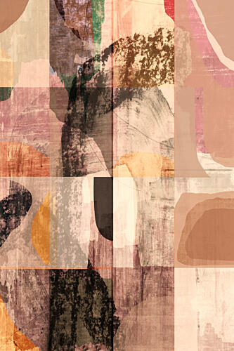 Organic Grid Art Print by cartissi
