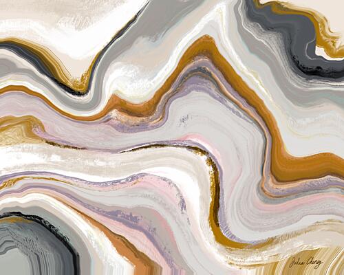 Flow State 2 Julia Cheney Gold Print