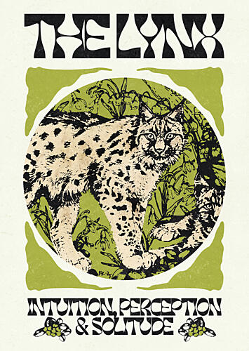 The Lynx Wild Intuition Art Print