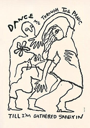 Dance Me to the End of Love Art Print by Eden Kalif