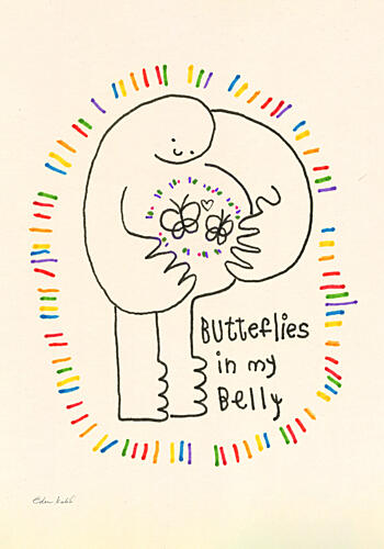Butterflies Art Print by Eden Kalif