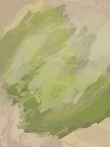 Soft Green Abstract Art Print