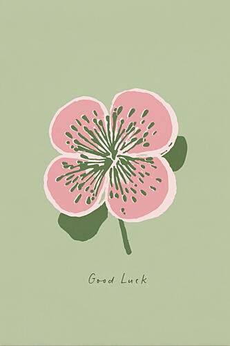 Luckyblossom Goodluck Art Print
