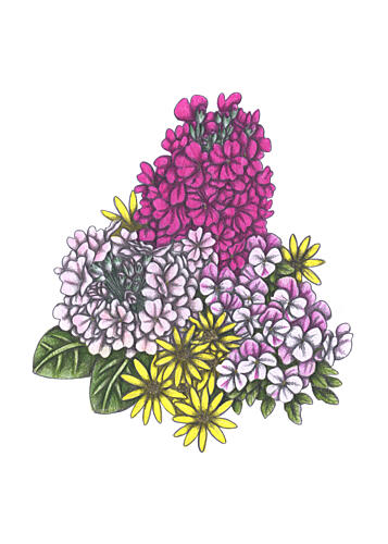 Vibrant Floral Bouquet Art Print