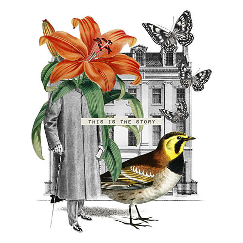 Whimsical Urban Nature Art Print