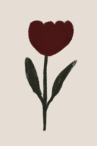 Redtulip Art Print