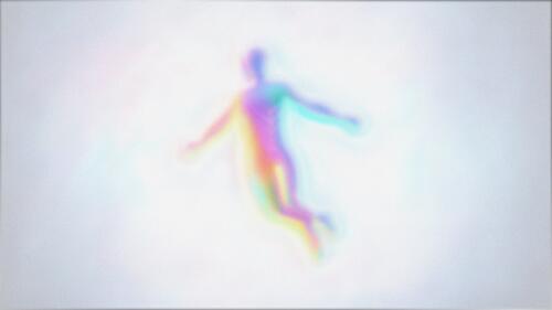 Ethereal Floating Human Art Print by Marika Barsrsind