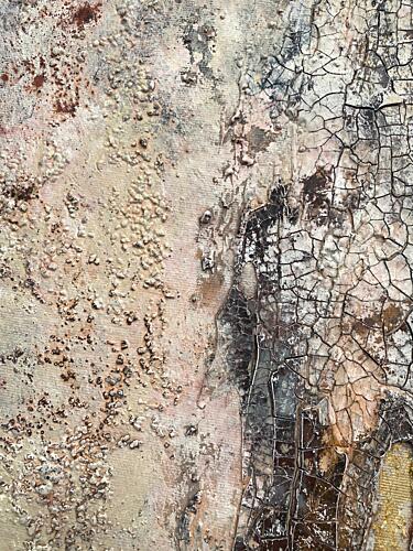 Abstract Cracked Earth Art Print by Gabriela Aleksandra Szuba