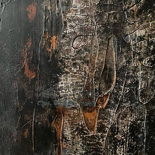 Cracked Organic Texture Art Print by Gabriela Aleksandra Szuba