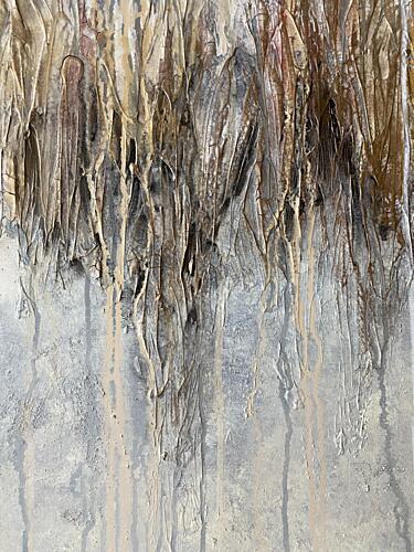 Earthy Metallic Flow Art Print by Gabriela Aleksandra Szuba