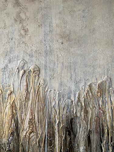 Silent Standing Figures Art Print by Gabriela Aleksandra Szuba
