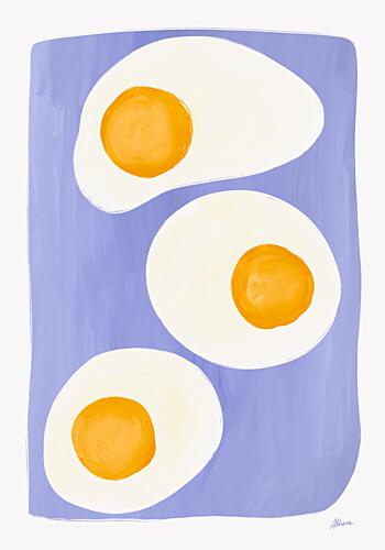 Fried Eggs Art Print