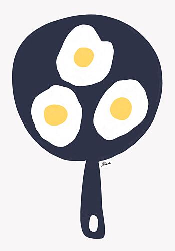 Fried Eggs Art Print
