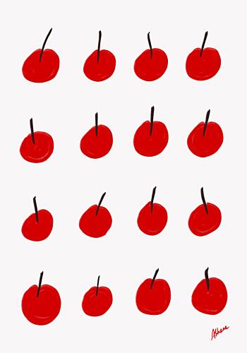 Cherries Art Print