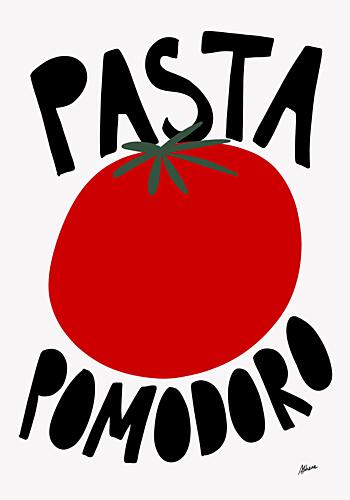 Pasta Pomodoro Art Print