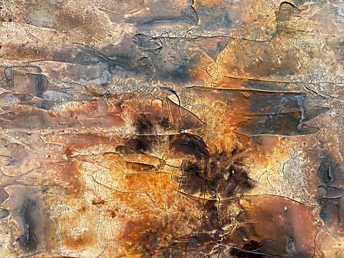 Industrial Decay Abstract Art Print by Gabriela Aleksandra Szuba