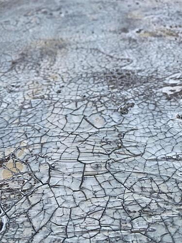 Cracked Earth Pattern Art Print by Gabriela Aleksandra Szuba