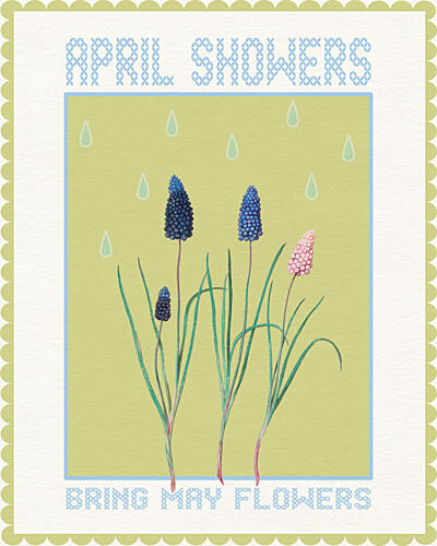 April Showers May Blooms Art Print