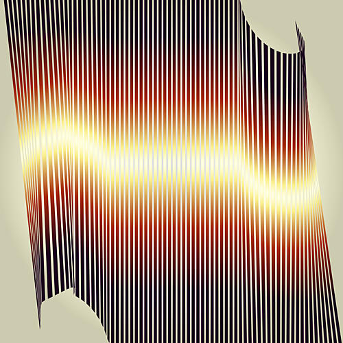 Dynamic Golden Glow Gold Print