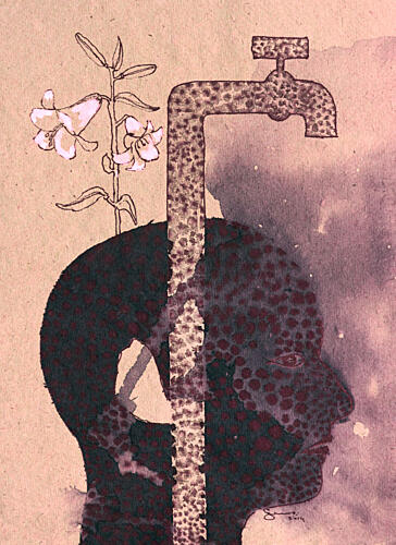Flow of Thought Art Print